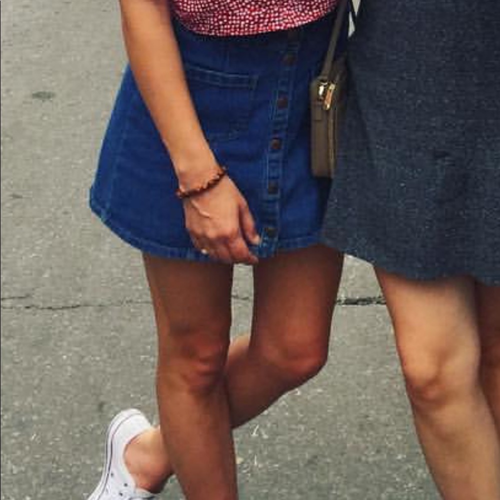 Pacsun Button Up Mini Skirt | Denim